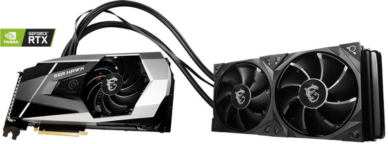 Placa video MSI GeForce RTX 3080 SEA HAWK X LHR 10GB GDDR6X 320-bit