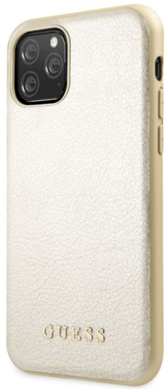 Guess Protectie pentru spate Leather Gold pentru iPhone 11 Pro