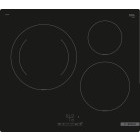 Plita incorporabila Bosch PUJ61RBB5E, Inductie, 3 zone de gatit, PowerBoost, Timer, 60 cm, Negru