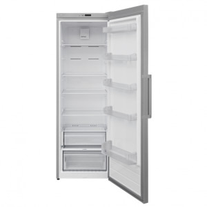 Heinner HF-V401NFSF+, 389 L, Clasa F, Full No Frost, Iluminare LED, 186 cm, Argintiu