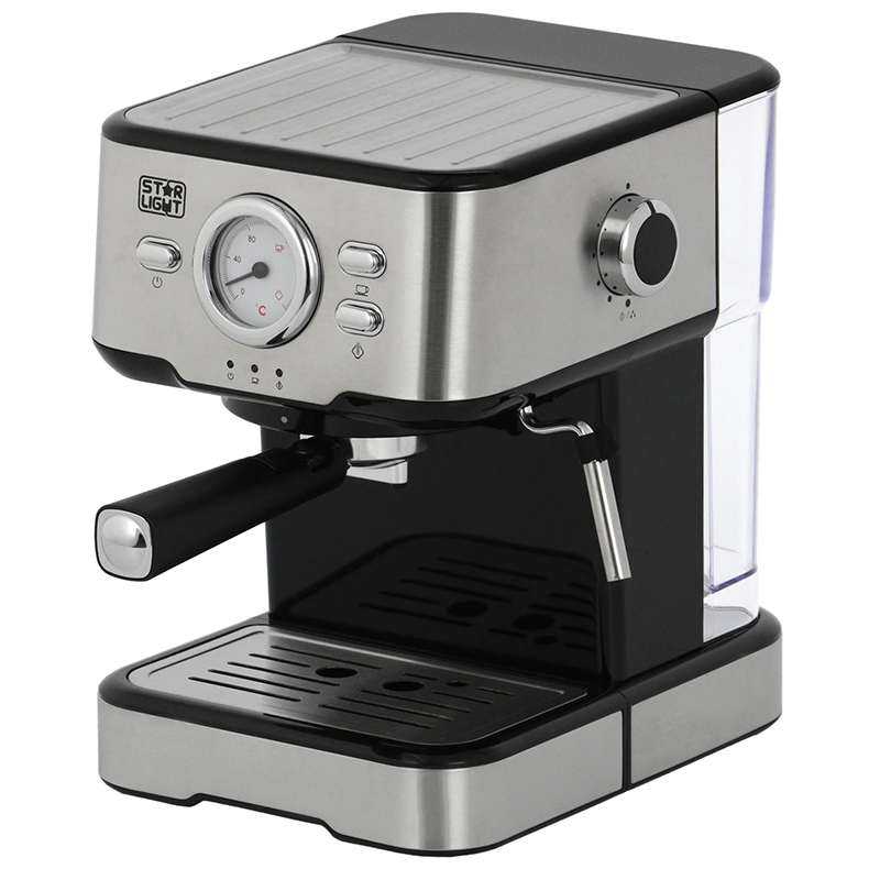 Espressor de cafea Star-Light manual EMD-1511W, 15 Bar, 1100W, 1.5l, Inox