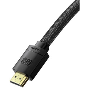 Baseus HD 8K, HDMI Male - HDMI Male, v2.1, 3m, negru