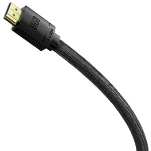 Baseus HD 8K, HDMI Male - HDMI Male, v2.1, 3m, negru