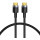 Cablu video Baseus Cafule, HDMI Male - HDMI Male, v2.0, 1m, negru