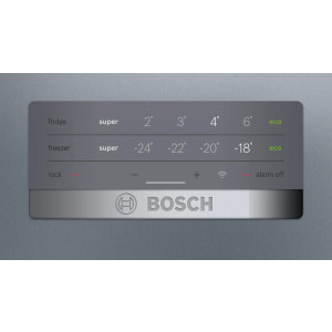 Bosch KGN397LEQ, 368 L, No Frost, Clasa E, 203 cm, Inox