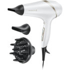 Uscator de par Remington HydraLuxe AC8901, 2300W, Alb/Bej