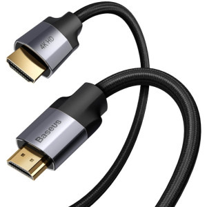 Baseus Enjoyment, HDMI Male - HDMI Male, v2.0, 3m, negru-gri