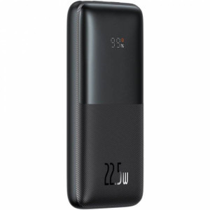 Baseus BIPOW Pro, 10000 mAh, 2x USB, 1x USB-C, 22.5W, Black, cu tehnologia Quick Charge 4.0