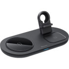 Mcdodo Trio Wireless Charging Pad pentru telefon / TWS / Apple Watch, 15W, Black