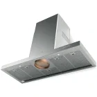 Faber decorativa Luft X A90, Putere de absorbtie 720 m3/h, 4 trepte, Clasa A, 90 cm, Inox