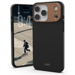 UAG Capac Protectie Spate Fibr Armr Magsafe Kevlar Graphite/Bronze pentru iPhone 17 Pro Max / 18 Pro Max