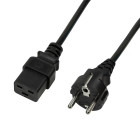 Accesoriu UPS Logilink CP152 Schuko-C19, 1.8m, Negru