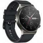 Huawei WATCH GT 2 Pro, Night Black, SpO2, VO2 Max, GPS, Bluetooth, Senzor optic de ritm cardiac, Senzor de presiune a aerului, Rezistent la apa