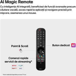 LG Smart TV QNED MiniLED 85QNED8EB3A Seria QNED8E evo AI 214cm 4K UHD HDR