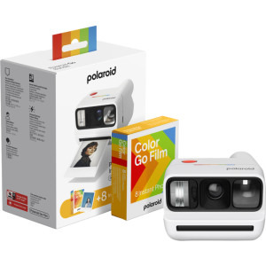 Polaroid Go Gen 3 White + Color Film Bundle (8 Instant Photos)