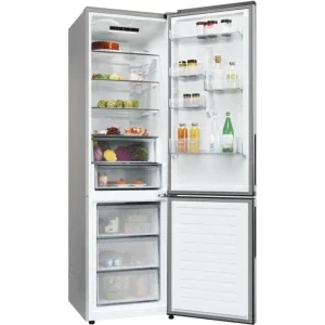 Candy ECN2CQTEX206, 409 L, Clasa E, No Frost, Circle Fresh, Fresh 0°C Area, hOn, Control electronic, 205 cm, Inox