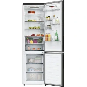 Candy ECN2CQTEB206, 409 L, Clasa E, No Frost, Circle Fresh, Fresh 0°C Area, hOn, Control electronic, 205 cm, Negru