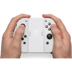 POWERA Suport Controllere Joy-Con White pentru Nintendo Switch