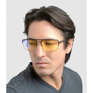 Gunnar Pinnacles Onyx-Silver Clear