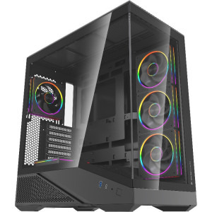 Gaming GREUCEANU Ultra Streaming Edition, Intel Core Ultra 7 265KF 3.9GHz, 32GB DDDR5, 2TB SSD, RTX 5070 Ti 16GB GDDR7, Iluminare RGB