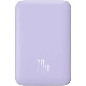 Baseus Magnetic Mini Wireless, 10000 mAh, 1x USB-C, 20 W, MagSafe, Purple