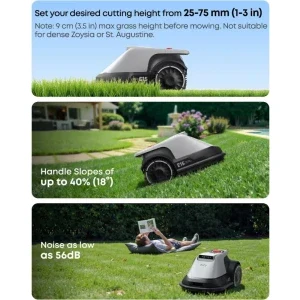 eufy Robot de tuns iarba cu acumulator E15