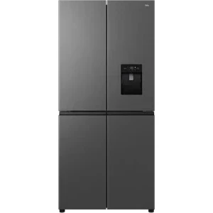 TCL RP466CSE1, 466 L, Clasa E, Total No Frost, Inverter, AAT, Bio Fresh, Multi Air Flow, Dozator de apa, Control electronic, 185 cm, Gri