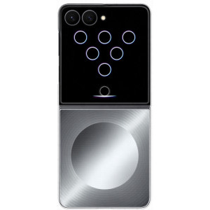 Samsung Capac protectie spate FlipSuit Silver pentru Galaxy Z Flip 8
