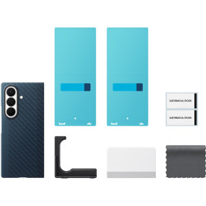 Samsung Protectie pentru spate Carbon Magnet Blue Navy pentru Galaxy Z Fold 8 Ultra