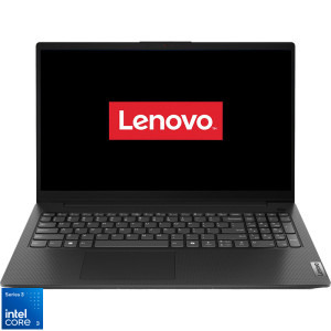 Lenovo 15.6'' V15 G7 IWC, FHD IPS, Procesor Intel® Core™ 3 304 (6M Cache, up to 4.30 GHz), 16GB DDR5, 256GB SSD, Intel Graphics, No OS, Business Black