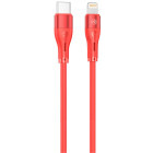 Cablu de date / adaptor Tellur USB-C Male la Lightning Male, 1 m, Red