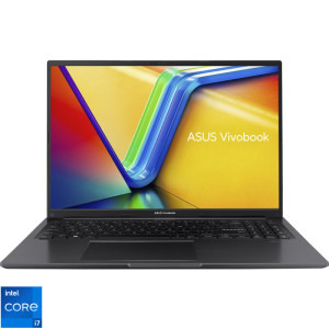 Laptop ASUS 16 Vivobook 16 X1605VA, WUXGA, Procesor Intel® Core™ i7-13620H (24M Cache, up to 4.90 GHz), 16GB DDR4, 1TB SSD, Intel UHD, No OS, Indie Black