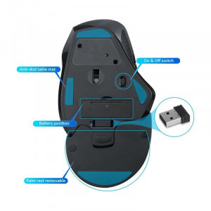 Delux M910 Wireless Black