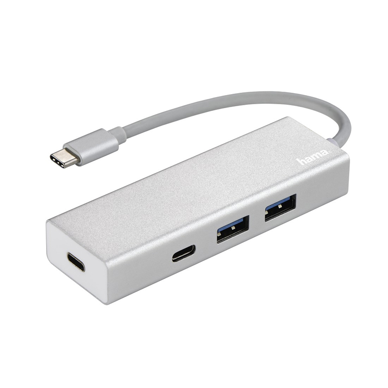 Hub USB Hama USB-C 3.1 4 Aluminium