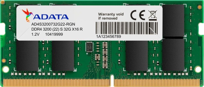 Memorie notebook ADATA Premier 8GB, DDR4, 3200MHz, CL22, 1.2v