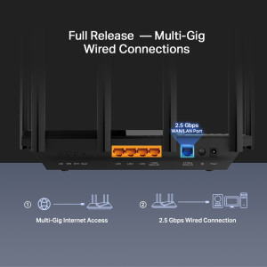 TP-LINK 2.5Gigabit AX5400 AX72 PRO Dual-Band WiFi 6