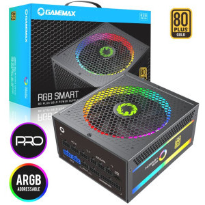 Gamemax RGB-Smart 850 PRO, 80+ Gold, 850W