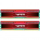 Patriot ViperX 3 Low Profile Red 16GB DDR3 1600MHz CL10 Dual Channel Kit
