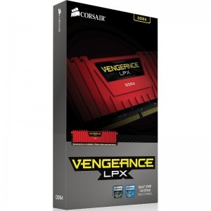 Corsair Vengeance LPX Red 16GB DDR4 2666MHz CL15 Quad Channel Kit