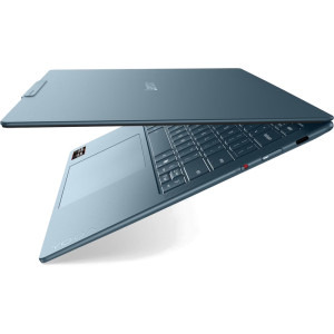 Lenovo 14'' Yoga Slim 7 14AGP11, 2.8K OLED 120Hz, Procesor AMD Ryzen™ AI 7 445 (8M Cache, up to 4.6 GHz), 32GB LPDDR5X, 1TB SSD, AMD Radeon 840M, Win 11 Home, Tidal Teal, 3Yr Onsite Premium Care