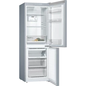 Bosch KGN33NLEB, 282 L, Clasa E, Total No Frost, PerfectFit, Control electronic, 176 cm, Inox