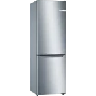 Combina frigorifica Bosch KGN33NLEB, 282 L, Clasa E, Total No Frost, PerfectFit, Control electronic, 176 cm, Inox