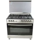Aragaz Studio Casa FE9060X, Gaz, 5 arzatoare, Sistem de siguranta, Aprindere integrata, Grill, Rotisor, Clasa A, 90 cm, Inox