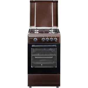 Aragaz Studio Casa VIVA50/50BROWN, Gaz, 4 arzatoare, Sistem de siguranta, Clasa A, 50 cm, Maro
