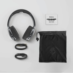 SkullCandy Over-Ear, Crusher 540 Active Wireless Concrete White