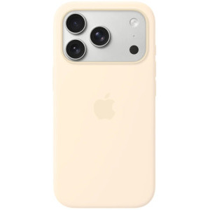 Apple Protectie pentru spate, material silicon pentru iPhone 17 Pro Max, culoare Vanilla