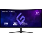 Monitor LED ViewSonic Gaming VX3418C-2K Curbat 34 inch UWQHD VA 1 ms 180 Hz HDR FreeSync Premium