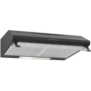 Hota Studio Casa traditionala OLYMP60BLK-BZ, Putere de absorbtie 310 m3/h, 3 trepte, Clasa D, 60 cm, Negru