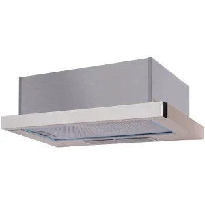 Hota incorporabila Studio Casa telescopica 7072GLBG, Putere de absorbtie 520 m3/h, 3 trepte, Clasa D, 60 cm, Crem