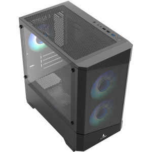 Gaming ZMEU Hyper Esports Edition, AMD Ryzen 5 3600 3.6GHz, 16GB DDR4, 500GB SSD, RTX 5050 8GB GDDR6, Iluminare RGB